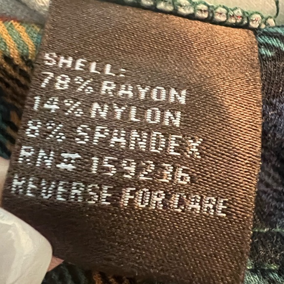 J. McLaughlin Catalina Cloth Stretch Ankle Pants Women's XS Pull On Plaid $198 - Picture 4 of 9